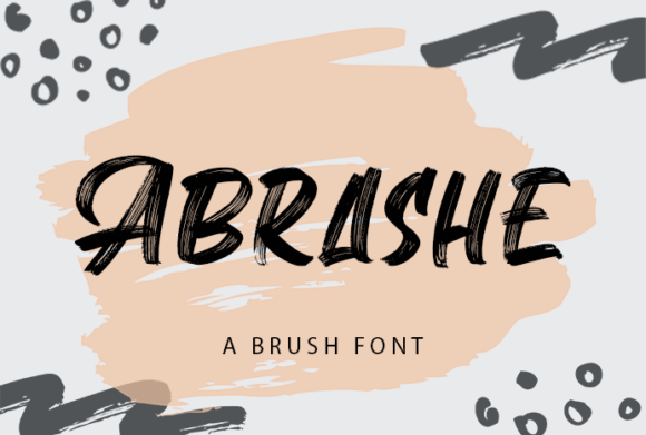 Abrashe Brush: A Display Font with Editorial Charm