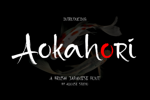 Aokahori: A Display Font That Speaks Before You Scroll