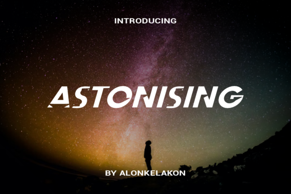 Astonising: A Bold Display Font for Digital Brand Impact