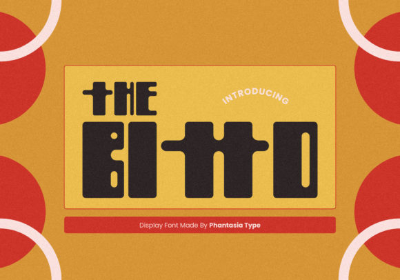 Bitto: A Display Font That Makes Your Handmade Goods Shine