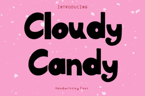 Cloudy Candy: A Whimsical Display Font That Actually Works