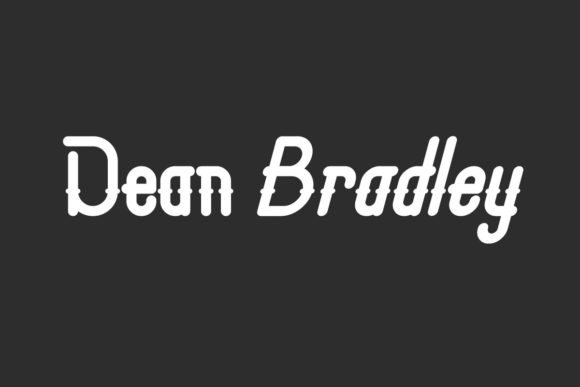 Dean Bradley: A Vintage Display Font with Editorial Warmth