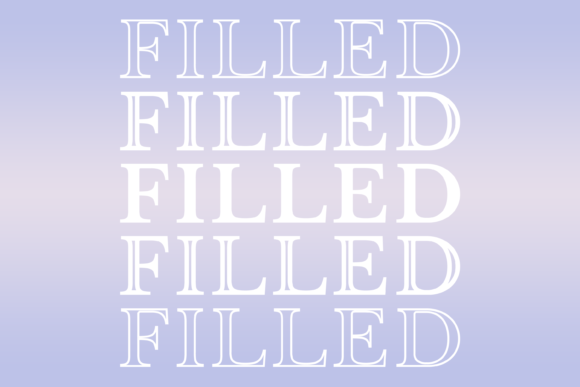 Filled: A Display Font That Adds Warmth and Personality to Your Handmade Goods