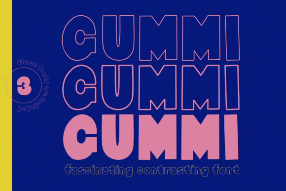 Gusto: A Bold, Outlined Display Font That Stands Out—Not Just in Theory