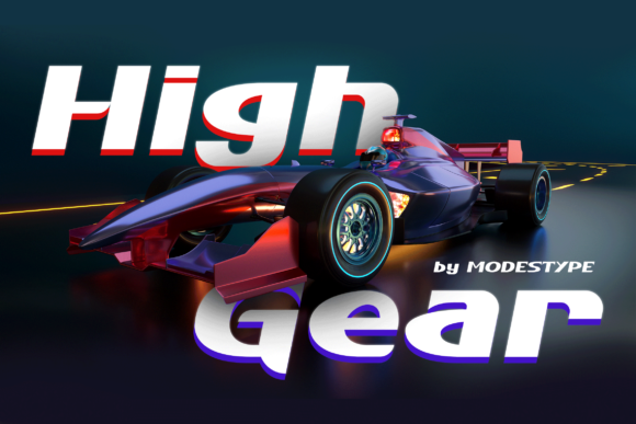 High Gear: A Futuristic Display Font That Levels Up Your Brand