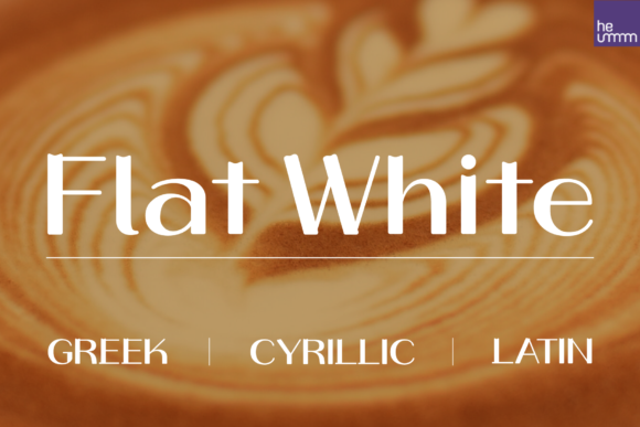HU Flat White: A Retro Display Font That Anchors Brand Identity