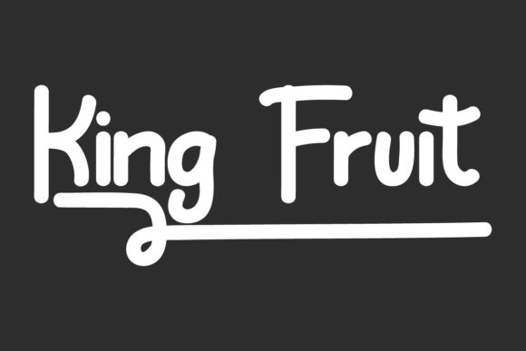 King Fruit: A Playful Display Font That Delivers Personality