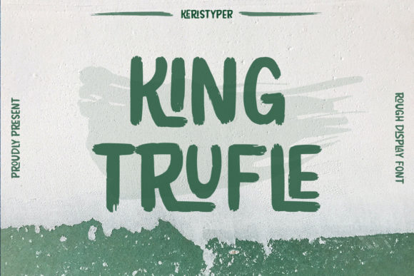 King Trufle: A Vintage Display Font with Editorial Warmth