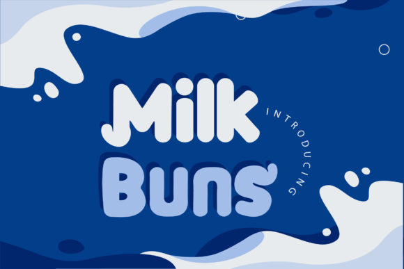 Milk Buns: A Friendly Display Font for Editorial Charm