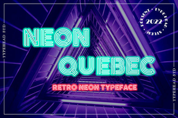 Neon Quebec: A Display Font That Sparks Real Brand Energy