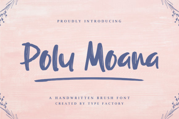 Polu Moana: A Playful Display Font That Brings Warmth to Real Business Branding