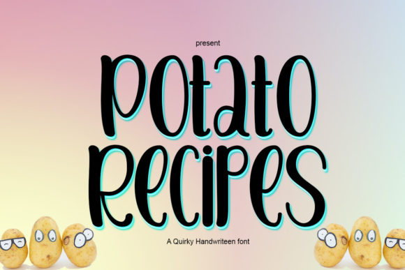 Potato Recipes Font: A Joyful Display Typeface for Campaign Visuals