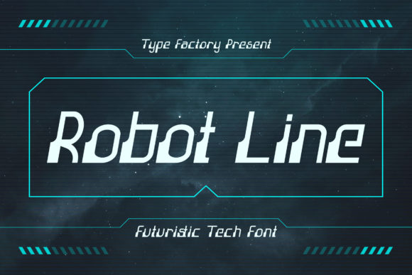 Robot Line: A Futuristic Display Font for Thoughtful Editorial Design