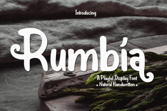 Rumbia: A Modern Display Font That Feels Alive