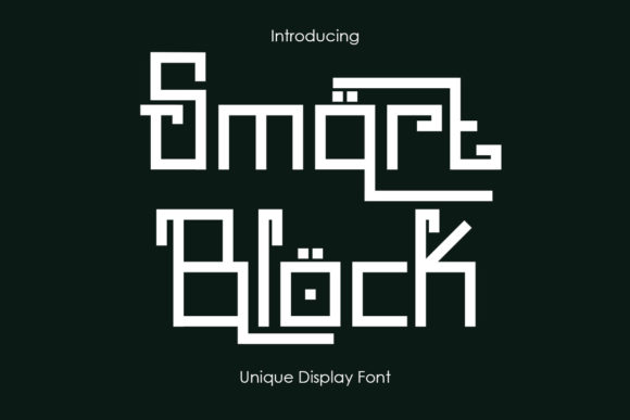 Smart Block: A Display Font That Anchors Editorial Mood