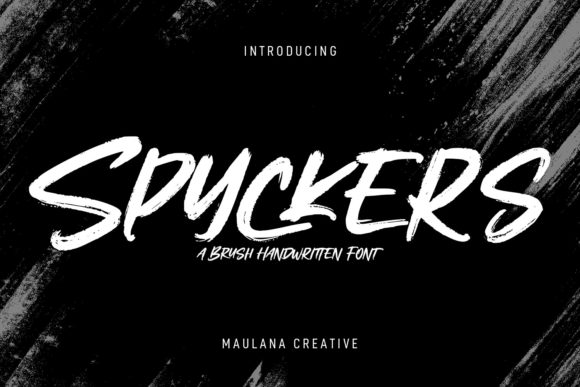 Spyckers: A Display Font That Makes Your Brand Feel Intentional