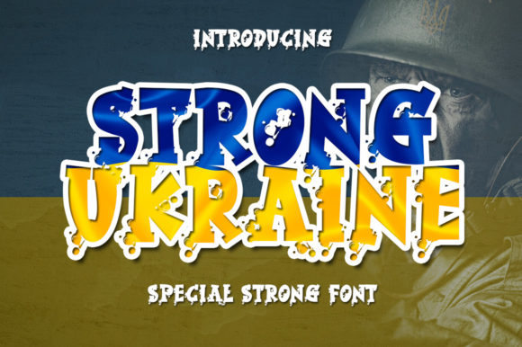 Strong Ukraine: A Display Font That Commands Attention