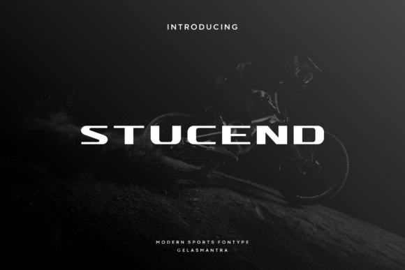 Stucend Display Font for Handmade Labels & Craft Projects