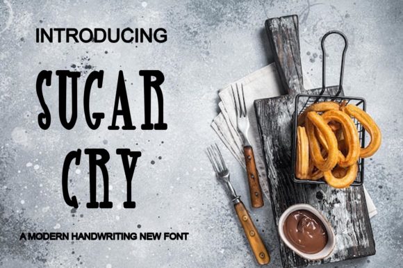 Sugar Cry: A Display Font That Makes Your Headlines Instantly Recognizable