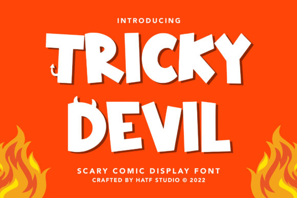Tricky Devil: A Scary-Comic Display Font That Makes Your Brand Unforgettable