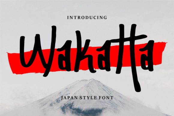Wakatta: A Display Font That Speaks Japanese Elegance—Without Saying a Word