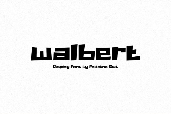 Walbert: A Bold Display Font for Editorial Impact