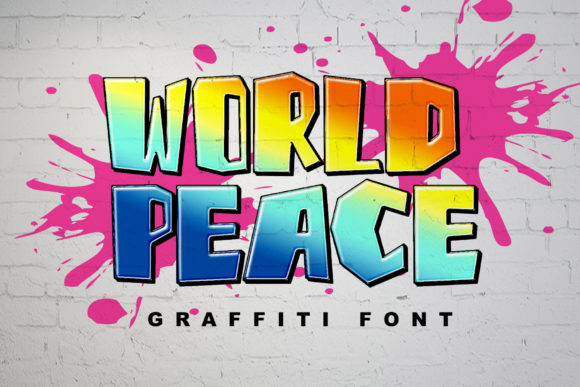 World Peace Font: Bold, Urban Style for Memorable Branding